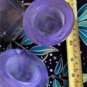 Kosta Boda Crystal Ornament Candle Bowls